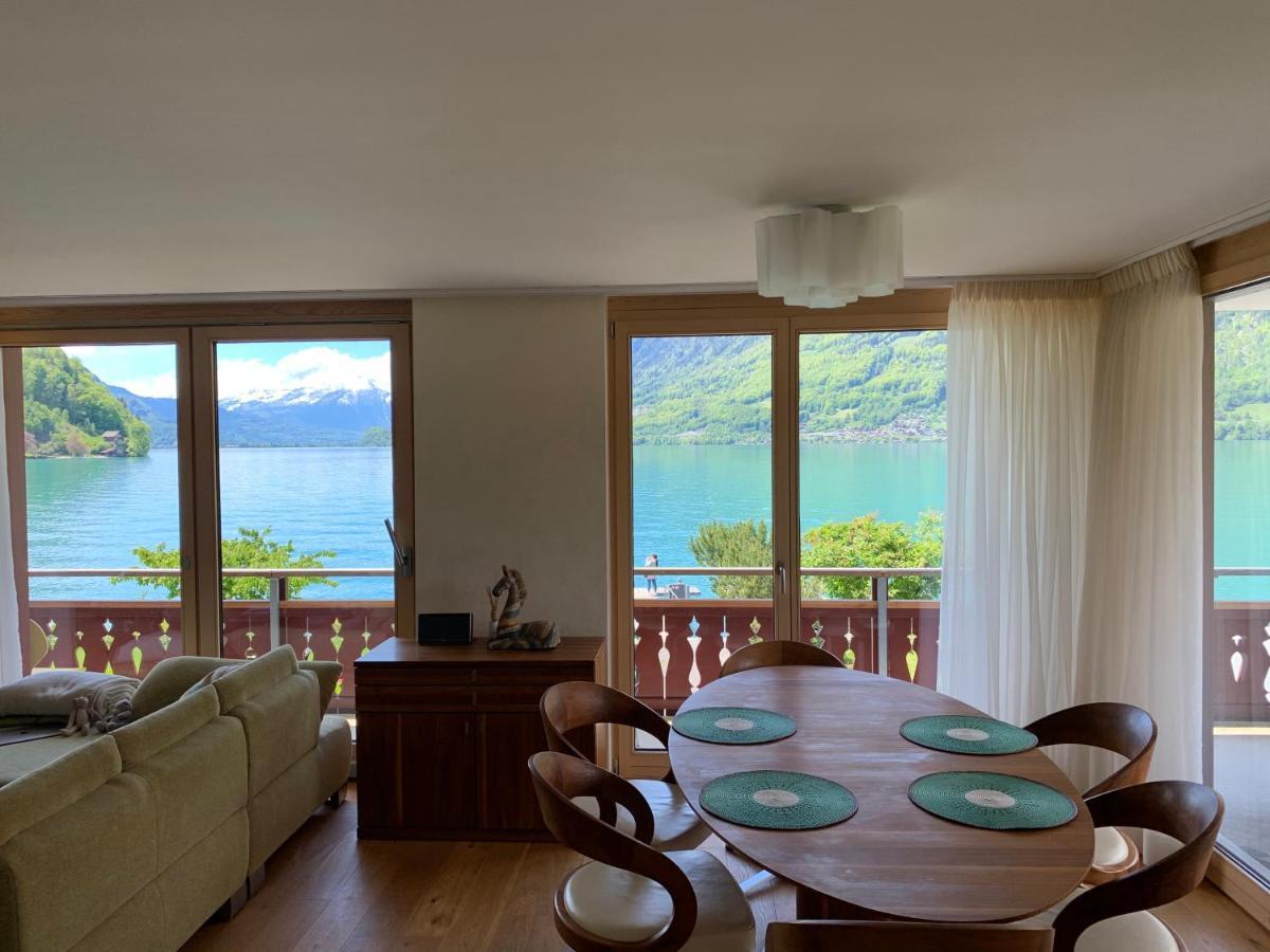 Seehaus Lake View 3-Bedroom Apartment Iseltwald Exteriör bild