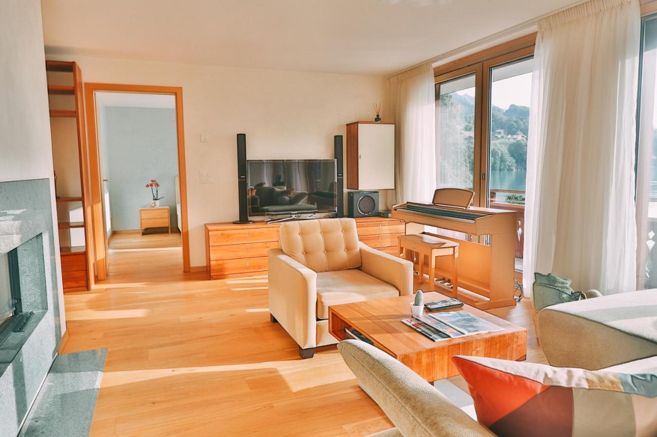 Seehaus Lake View 3-Bedroom Apartment Iseltwald Exteriör bild